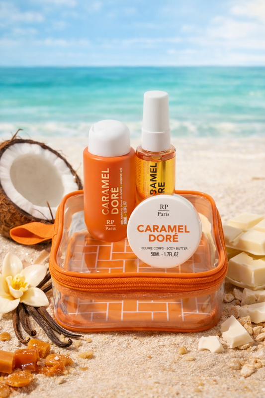 Travel Set Brume Pop Caramel Doré - RP Paris