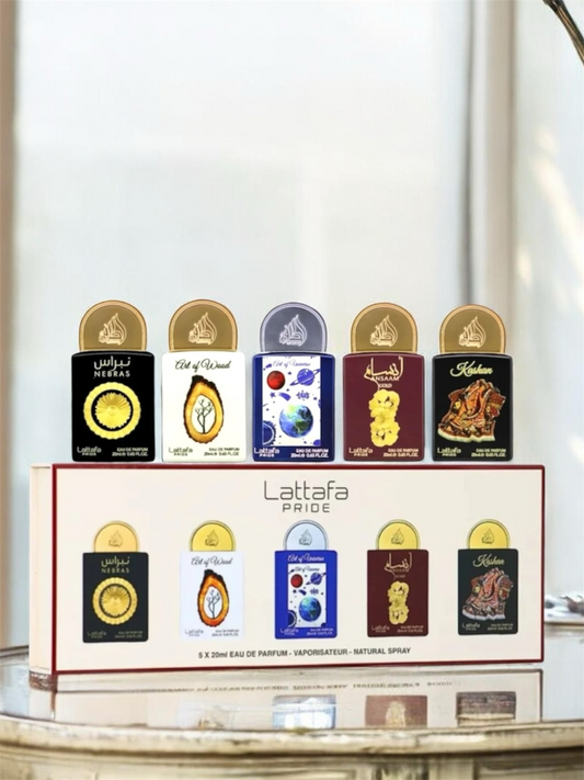 Coffret Miniatures (5×20 ml) Lattafa Pride - Lattafa